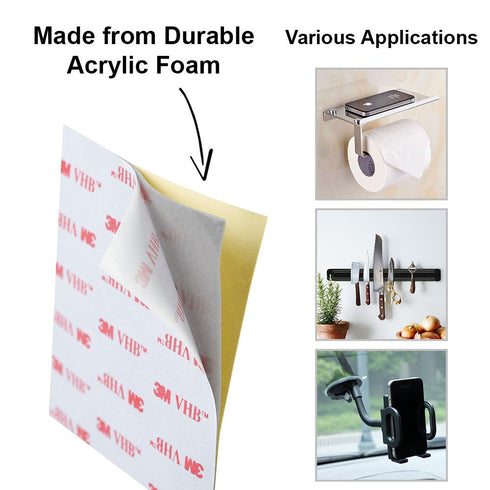 3M VHB Adhesive Pads, Double Sided Adhesive Mounting Squares